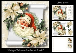 Vintage Christmas Parchment Scroll 7