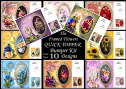 The Framed Flowers QUICK TOPPER Bumper Kit