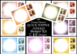 The Framed Flowers QUICK TOPPER INSERTS Bumper Kit