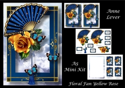 Floral Fan Yellow Roses
