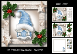 The Christmas Hat Gnome - Blue Male