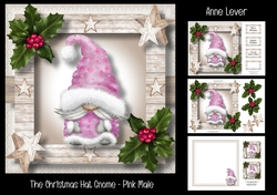 The Christmas Hat Gnome - Pink Male