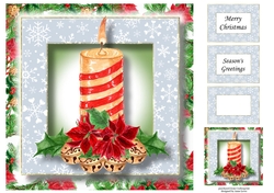 Christmas Candle 8x8