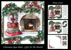 Christmas Open Book - Gifts At The Hearth