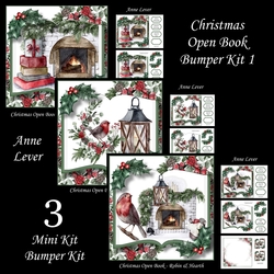 Christmas Open Book Bumper Kit 1