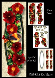 Tall Rich Red Flowers