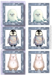 Lge DL Christmas Trio - Baby Winter Friends