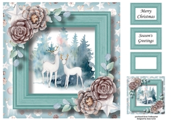 The Christmas Stags 1 8x8