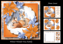Winter Wonder Fox Family