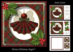 Tartan Christmas Angel 1