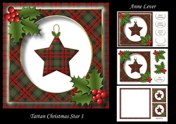 Tartan Christmas Star 1