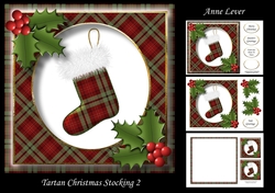 Tartan Christmas Stocking 2