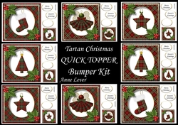 Tartan Christmas QUICK TOPPER Bumper Kit