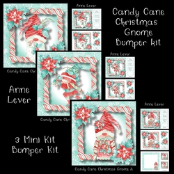 Candy Cane Christmas Gnome Bumper Kit