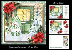 Gorgeous Snowman - Green Door