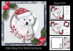 Cute Baby Polar Bear Christmas