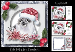 Cute Baby Seal Christmas