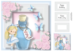 Alice & Butterflies 8x8