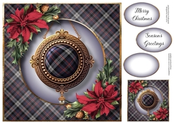 The Tartan Christmas Ornament 8x8