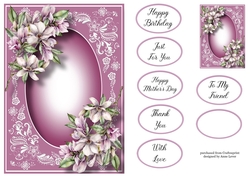 Gorgeous Magnolia & Beautiful Frame A5