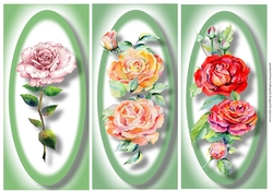 Simple Floral DL Trio Quick Toppers Sheet 3