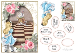 Alice & The White Rabbit A5