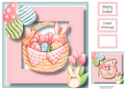 Easter Basket Gnome 8x8