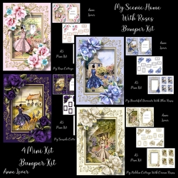 My Scenic Home With Roses Bumper Kit