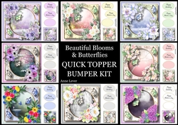 Beautiful Blooms & Butterflies QUICK TOPPER Bumper Kit