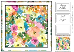 Simple Watercolour Floral Print 1