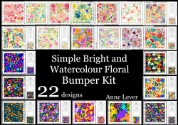 Simple Bright & Watercolour Floral Bumper Kit
