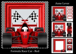 Formula Race Car - Red
