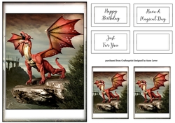 Simple Dragon Print A5 3