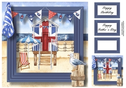 The Beach Hut - Union Jack 8x8