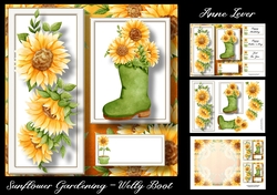 Sunflower Gardening - Welly Boot