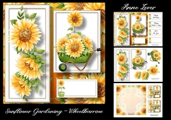 Sunflower Gardening - Wheelbarrow