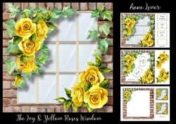 The Ivy & Yellow Roses Window