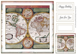 Simple Old Vintage Map 8