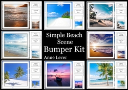 Simple Beach Scene Bumper Kit