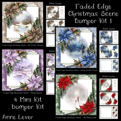 Faded Edge Christmas Scene Bumper Kit 1