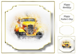 Simple Vintage Car 7