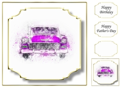 Simple Vintage Car 16