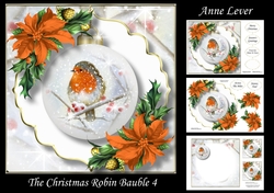 The Christmas Robin Bauble 4
