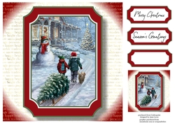 Gorgeous Vintage Christmas NO FLOWERS - Hello Mr Snowman