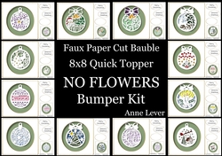 Faux Paper Cut Bauble No Flowers Bumper Kit