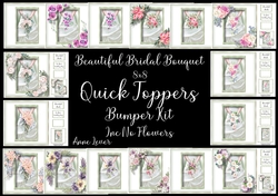 Beautiful Bridal Bouquet QUICK TOPPER Bumper Kit