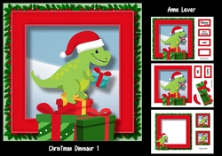 Christmas Dinosaur 1