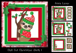 Chill Out Christmas Sloth 1