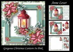 Gorgeous Christmas Lantern In Pink