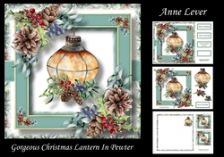 Gorgeous Christmas Lantern In Pewter